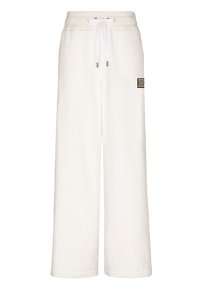 Dolce & Gabbana logo-tag track pants - White