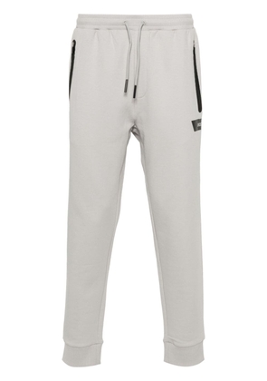 BOSS logo-print drawstring track pants - Grey