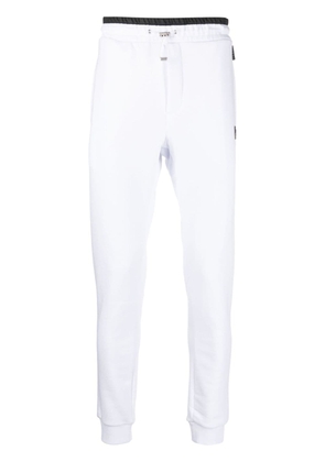 Philipp Plein logo-patch track trousers - White