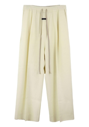 Fear Of God drawstring-waistband wool wide-leg trousers - Yellow