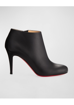 Belle Leather Red-Sole Ankle Boots