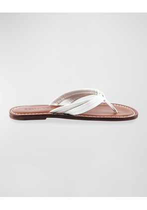 Miami Leather Slide Sandals