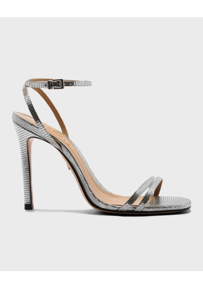 Altina Strappy Metallic Leather Sandals