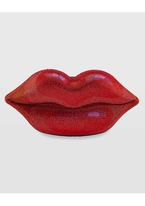 Hot Lips Crystal Clutch Bag