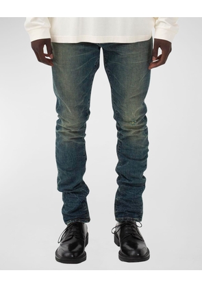 Men's P001 Tinted Mid Indigo Skinny Jeans