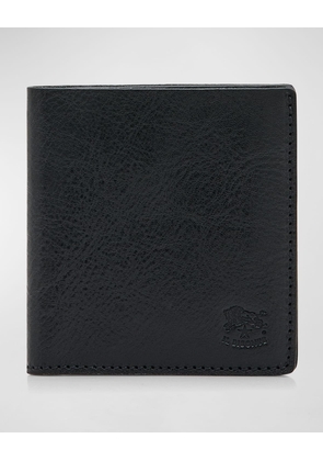 Men's Slim Bi-Fold Leather Wallet