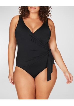 Hayes Side-Tie Underwire One-Piece Swimsuit