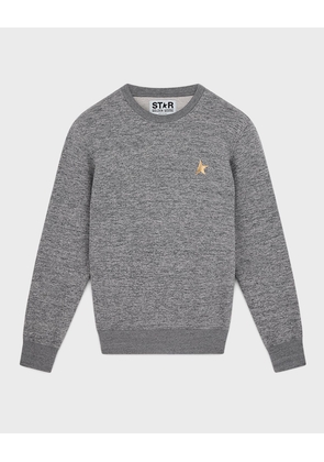 Men's Star Cotton-Stretch Sweatshirt