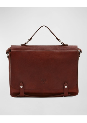 Men's Brolio Vachetta Leather Briefcase Bag