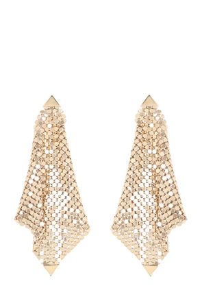 Paco Rabanne Gold Mesh Drop Earrings