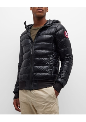 Men's Crofton Hooded Down Bomber Jacket