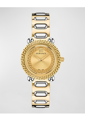 35mm Greca Twist Watch with Bracelet Strap, Two-Tone