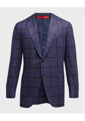 Men's Windowpane Sport Coat