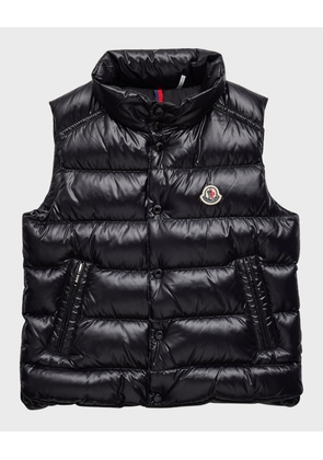 Kid's Tib Logo Quilted Vest, Size 4-6