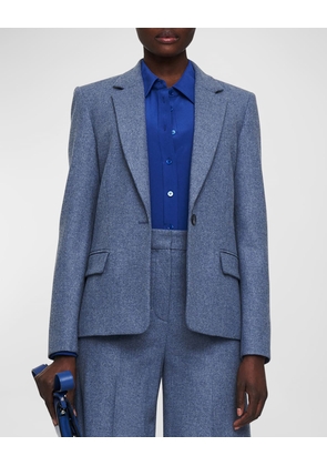 Joaquim Single-Button Stretch Flannel Jacket