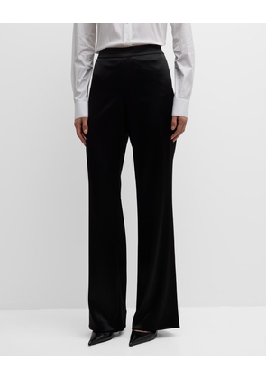 Gates Mid-Rise Flare Pants