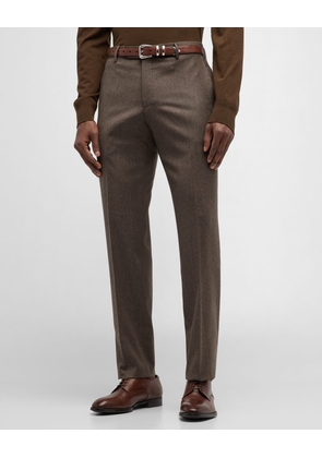 Men's Parker Wool-Cashmere Stretch Dress Pants