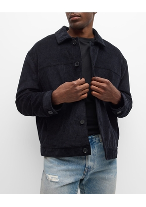 Men's Wide Wale Corduroy Trucker Jacket