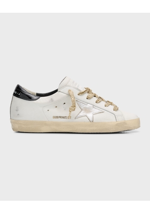 Superstar Mixed Leather Low-Top Sneakers