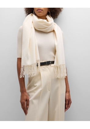 Fringed Cashmere Evening Wrap