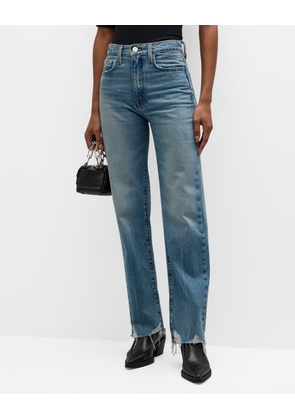 Le Jane Crop Raw-Hem Jeans