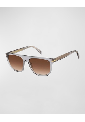 Men's Acetate Square Sunglasses