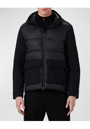 Men's Hooded Nylon Puffer Jacket