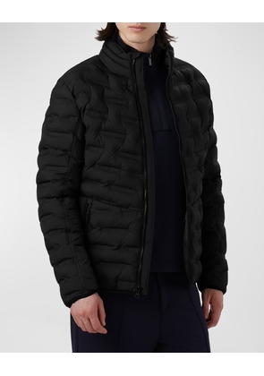 Men's Nylon Quilted Bomber Jacket