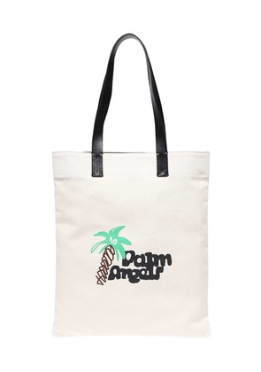 Palm Angels Canvas Shopping Bag