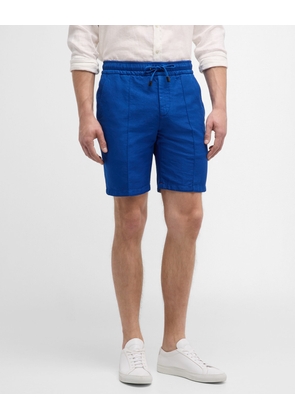 Men's Cotton-Linen Drawstring Shorts