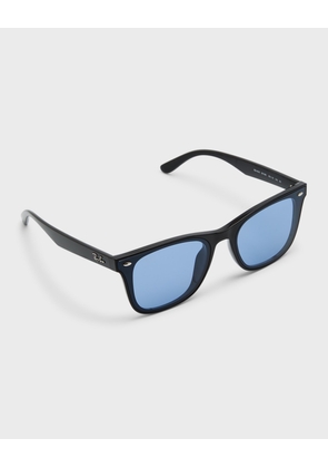 Men's Plastic Square Sunglasses, 65MM