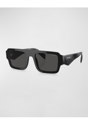 Men's Acetate Rectangle Sunglasses