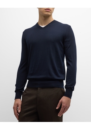 Men's Scollo Cashmere V-Neck Sweater