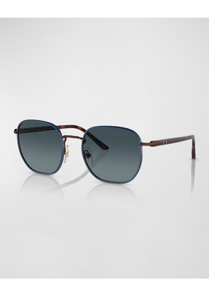 Men's Metal Round Sunglasses