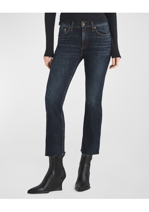 Peyton Mid-Rise Ankle Bootcut Jeans