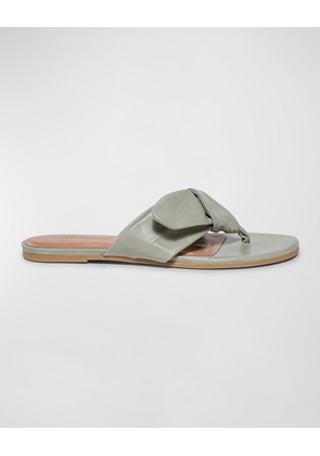 Calfskin Thong Slide Sandals