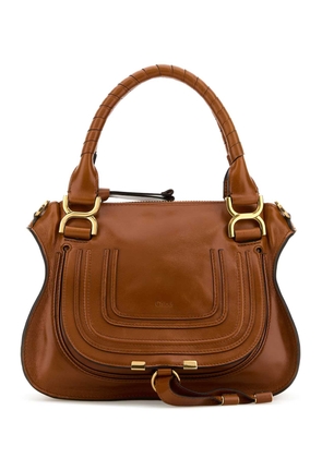 Chloé Brown Leather Small Marcie Handbag