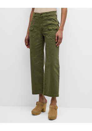 Straight Utility Pocket Pants