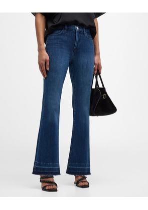 Le Easy Flare Wide Released Hem Jeans