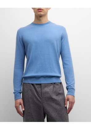 Men's Stonewashed Cashmere Crewneck Sweater