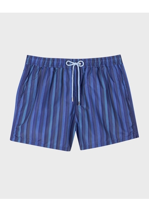 Men's Paint Stripe Swim Trunks