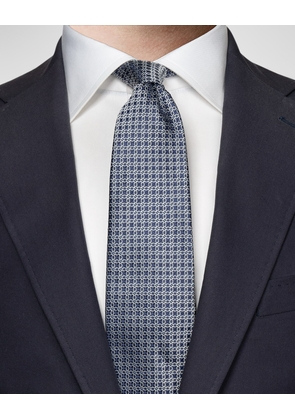 Men's Geometric Silk Tie