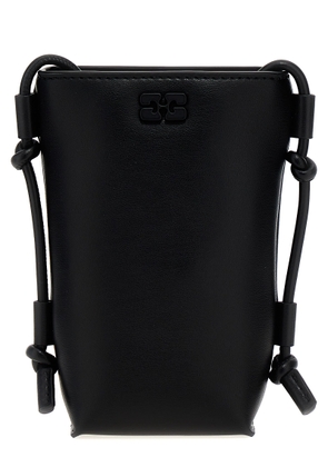 Ganni black Bou Crossbody Bag