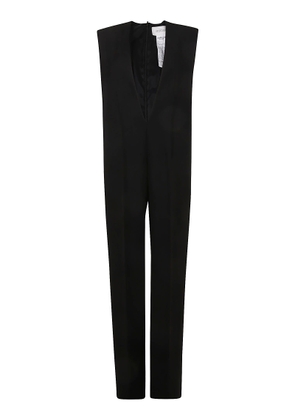 SportMax V-neck Sleeveless Jumpsuit