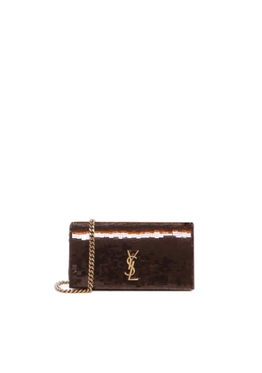 Saint Laurent Mini Kate Shoulder Bag With Sequins