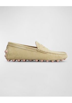 Marco Suede Driver Penny Loafers