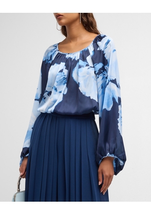 Aria Watercolor Bloom Blouse