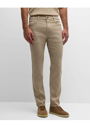 Men's Quarona Linen-Cotton 5-Pocket Pants