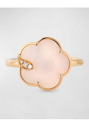 18k Rose Gold Joli Ring with Diamonds, Size 6.5