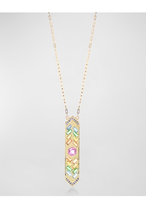 The Guardian 18K Gemstone Talisman Necklace